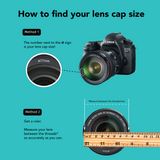 Camera Body Cap + Lens Cover Cap for Canon DSLR