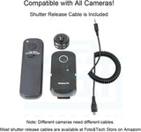 Foto&Tech 360 Any Angle 100m Wireless Remote Control Shutter Release for Panasonic Lumix G9 II