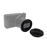 Foto&Tech Black Metal Lens Filter Adapter for Sony and Canon Cameras