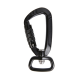 Auto Twist Lock Carabiner Clip w/ Quick Release Trigger