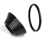 Lens Ring DSLR Filter Adapter Set, Step Up & Down Kit