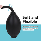 Black Silicone Dust Blower