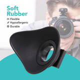 Soft Rubber Oval EF Eyecup for Canon