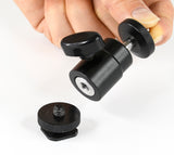 Mini Tripod Ball Head with 1/4 Screw Thread Base Mount