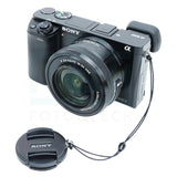 2PC Leather Lens Cap Compatible with Sony