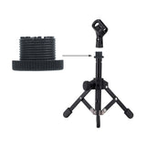 Black Plastic Microphone Screw Adapter