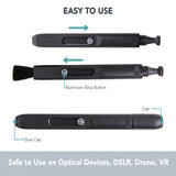 Lens Cleaning Dual Tip Brush Pen with Carbon Tip for LCD, Glasses