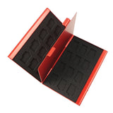 Foto&Tech Red Aluminum 24-Slot Memory Card Case