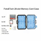 High Capacity Water Proof Memory Card Case